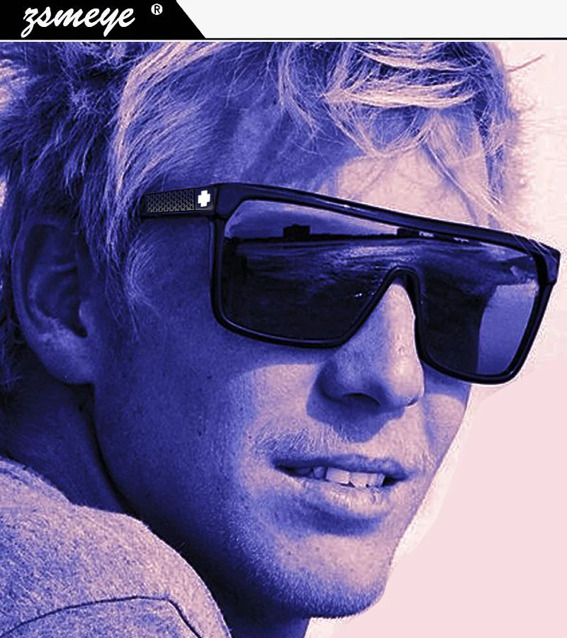 ZSMEYE Флинн поляризованные винтажные оверсайз солнцезащитные очки для мужчин и