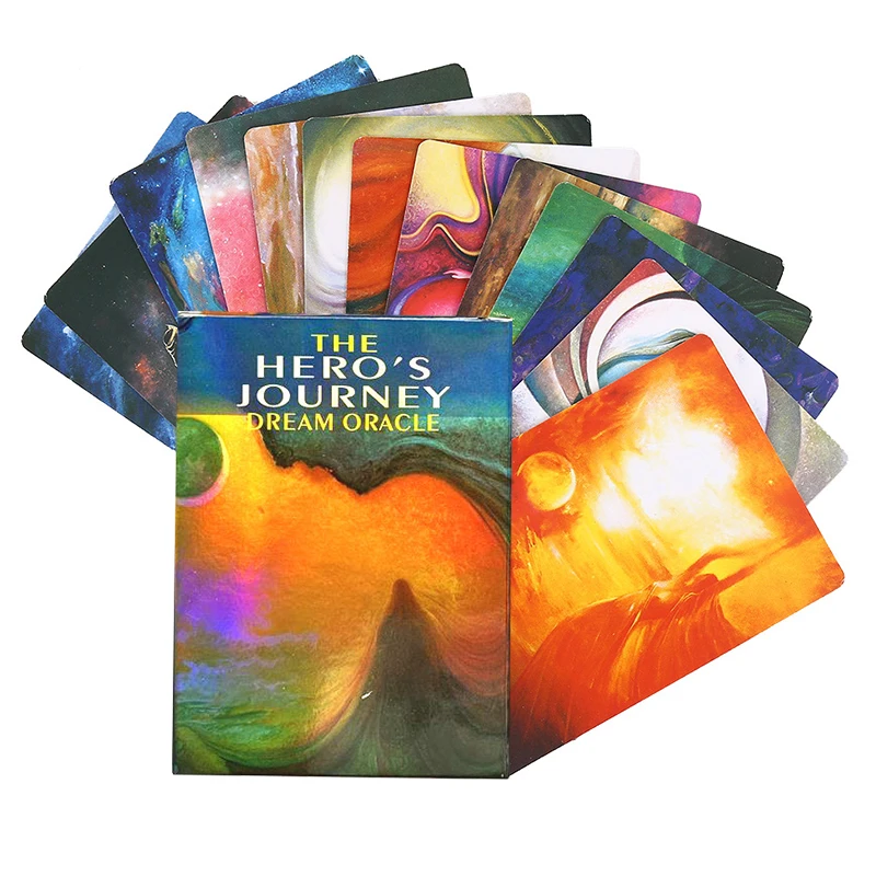 

Oracle Cards Board Game The Heros Journey Dream Divination Deck English PDF Guide Book Playing Wisdom Home Party Family Tarot