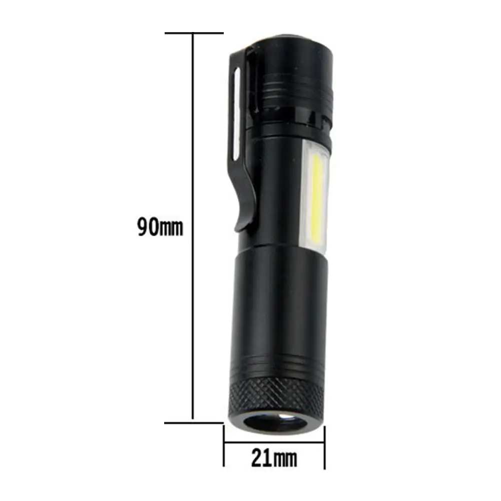 

Aluminium Alloy Mini High Light USB Rechargeable LED Flashlight Lamp Torch Light