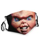 Ужас убийца Чаки маска против пыли регулируемая детская игра фильм маска для лица Защитная крышка унисекс респиратор Рот-муфельная печь