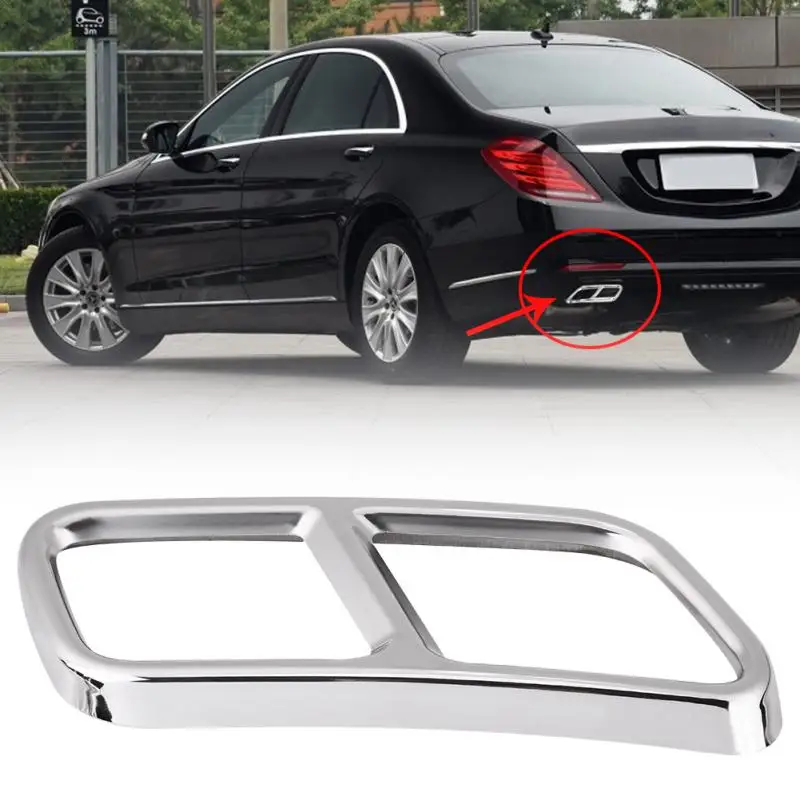1 пара накладка на заднюю выхлопную трубу для Mercedes Benz GL X166 13 15 S R Class W222 W251 10