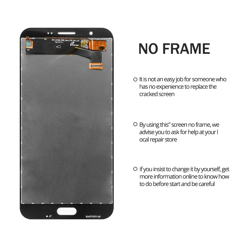 Высокое качество LCDs для Samsung Galaxy J7 J727 SM J727P J727V J727A телефон ЖК дисплей сенсорный