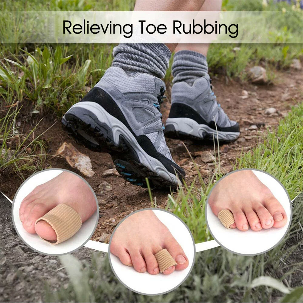 

1 Pcs Toe Protector Soft Silicone Tube Toe Gel Protector Soft Cushion Pad Relief Foot Pain For Outdoor Sport Work Finger Protect