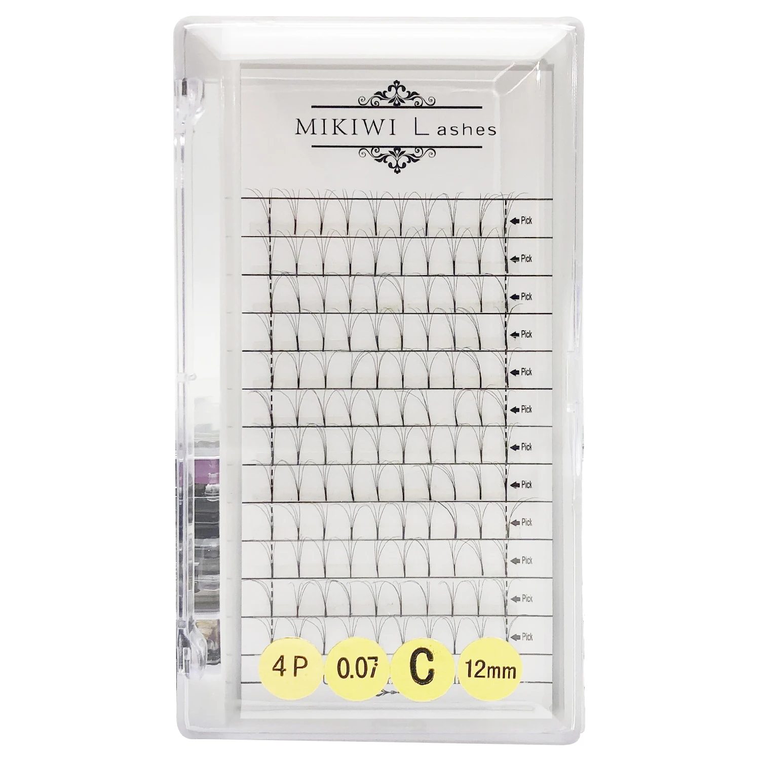 MIKIWI объем ресниц искусственный cils Магнетик готовые вентиляторы 3D 4D 5D 6D корень