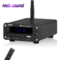 nobsound hifi bluetooth 5 0 digital amplifier stereo receiver desktop headphone amp sd usb music player fm radio