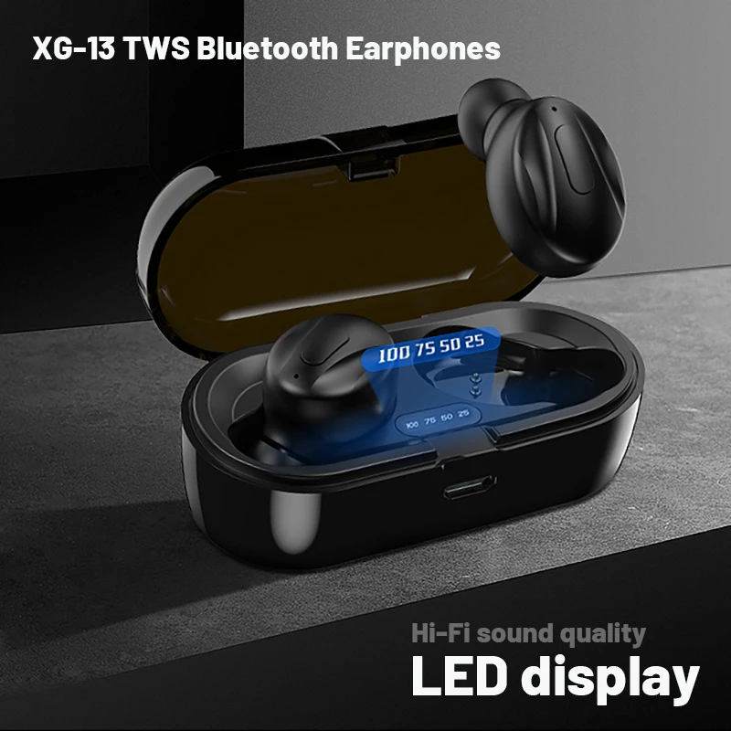 

Беспроводные наушники LYKRY XG13, Bluetooth 5,0, водонепроницаемая Спортивная гарнитура, мини-наушники для Iphone, Huawei, Oppo, Xiaomi, TWS наушники