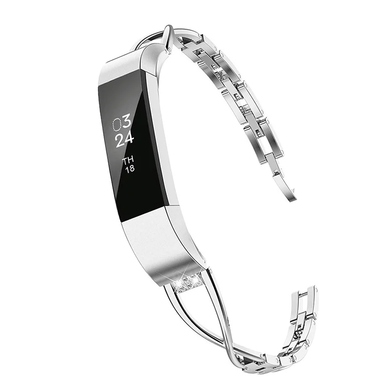 

for Fitbit Alta/Fitbit Alta HR Small Women Metal Replacement Bands Accessories Straps Bracelet Bangle Wristbands