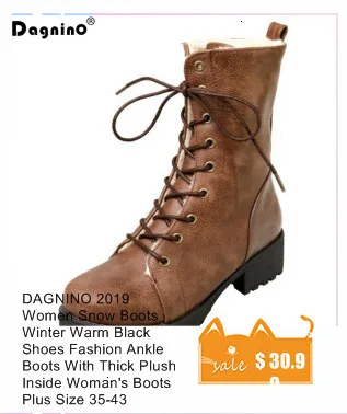 DAGNINO Lovers/ г. Модная замшевая женская зимняя повседневная обувь женские теплые плюшевые рабочие зимние ботинки женские большие размеры 35-48