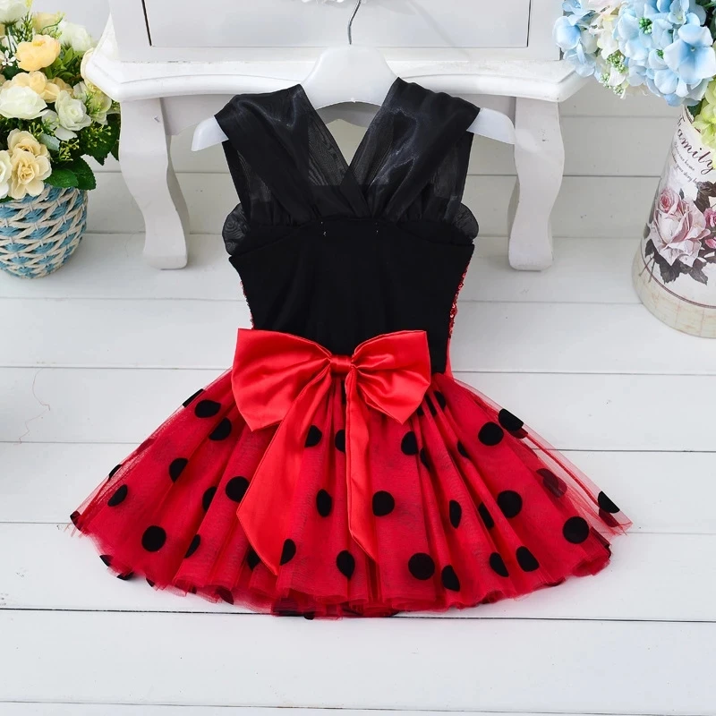 Карнавал 2021 Redbug маскарадные костюмы для девочек Летнее DressRed bug маринетт Тикки