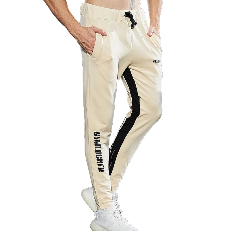 Штаны мужские спортивные хлопковые джоггеры облегающие штаны для бега