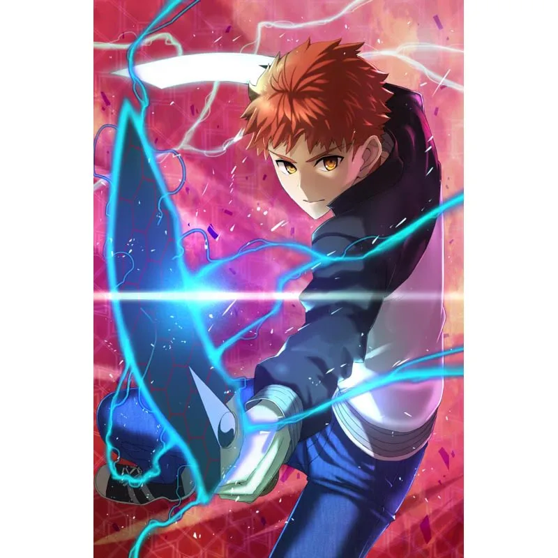 Emiya Shirou Fatestay Night настенные постеры современный Аниме/фильм/абстрактный