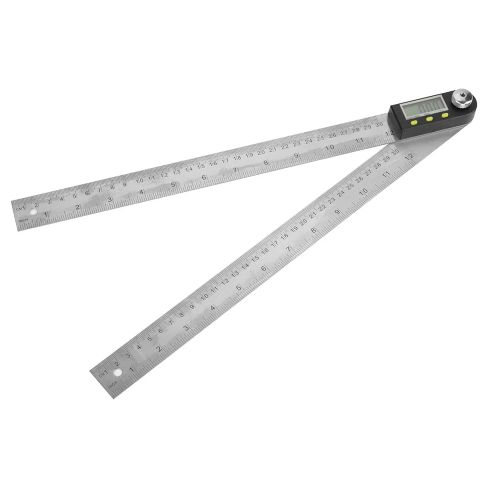

Digital Display Angle Ruler 0-300mm Stainless 1pcs Electronic Steel Universal Device