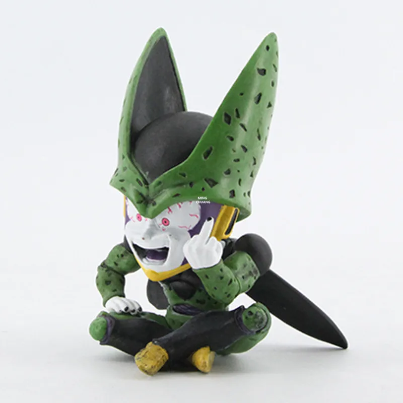 5 &quotDragon Ball Сидящая осанка ячейка окончательной формы Мультяшные украшения ПВХ