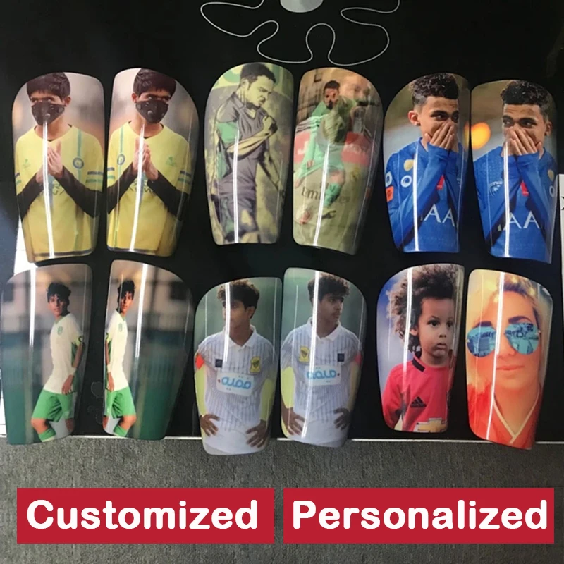 2021 Update Personalized Shin Guards Sports Soccer Shin Guard Pad Leg Support Football Shinguard For Adult Teens Children Gift