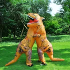 Хит продаж 2020, надувной костюм динозавра на Хэллоуин, для взрослых, мужчин, женщин, детей, костюмы для косплея, костюмы для вечеринки, костюмы талисмана Ти-Рекс, мультяшная одежда