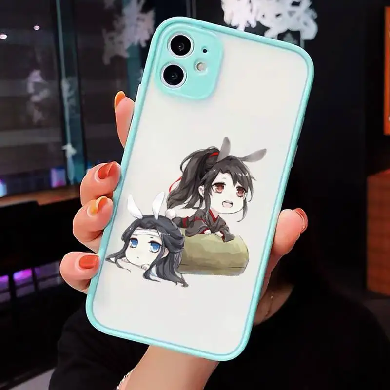 

Mo Dao Zu Shi anime Phone Cases matte transparent For iphone 7 8 11 12 plus mini x xs xr pro max cover