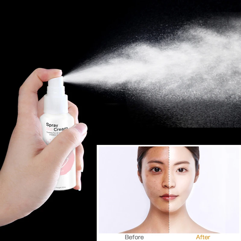 Спрей BB Крем тональный для придания яркости Отбеливающая увлажняющая