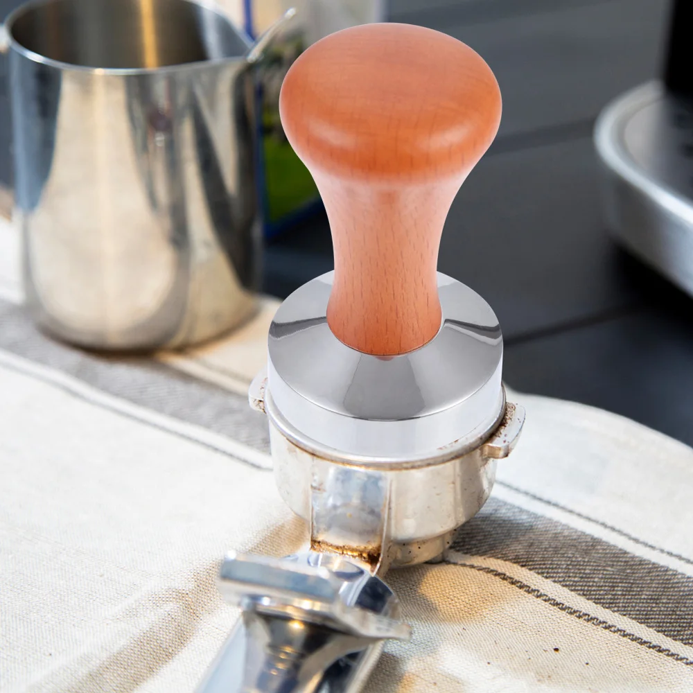 

51mm Aluminum Alloy Coffee Tamper Espresso Coffee Powder Press with Base