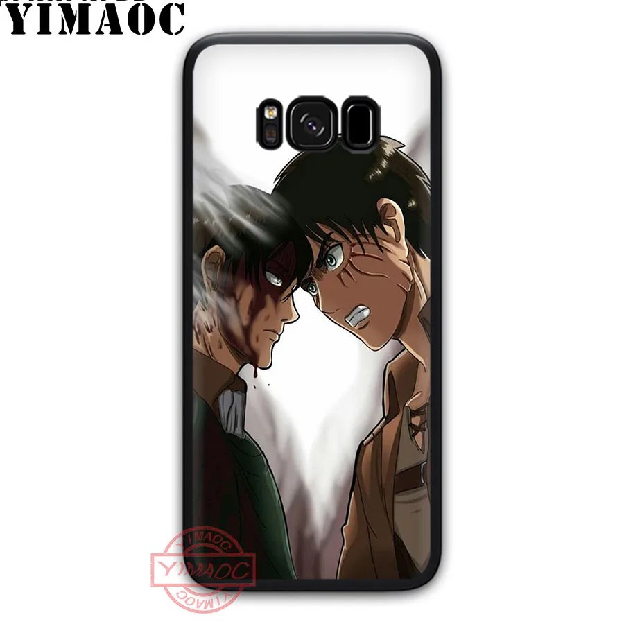 YIMAOC Attack On Titan Soft Case for Samsung S20 Ultra S10 S9 S8 S6 S7 Edge Note 8 9 10 Lite Plus | Мобильные телефоны и