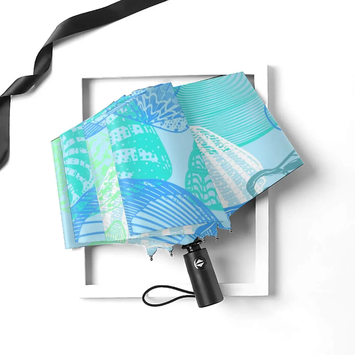 Prezzo Ombrello Automatico Pieghevole Resistente Al Vento Donna Auto Colorato Subacqueo Ocean Life Ombrelli Antivento Pioggia Per Uomo Ombrellone