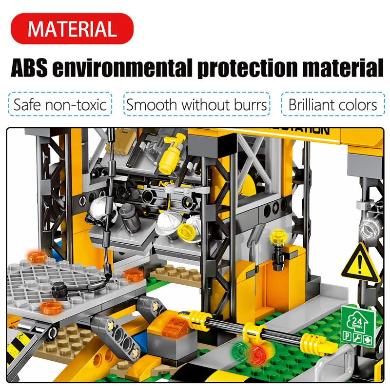 Строительные блоки SEMBO городская полиция джунгли строительные военная