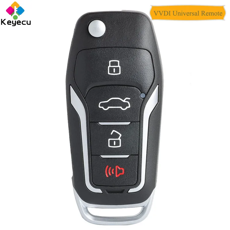 KEYECU XHORSE для Ford Style (английская версия) универсальный дистанционный ключ с 3 1/4