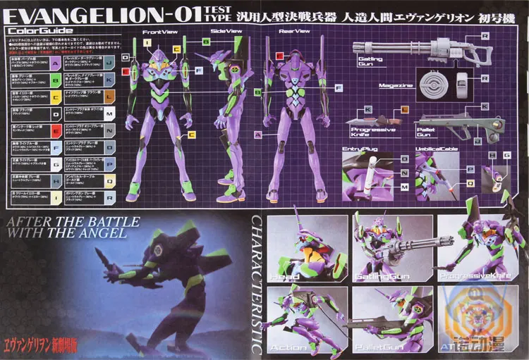 Оригинальная модель HG 1/144 EVANGELION EVA-01 прото типа ручной работы модель японского робота