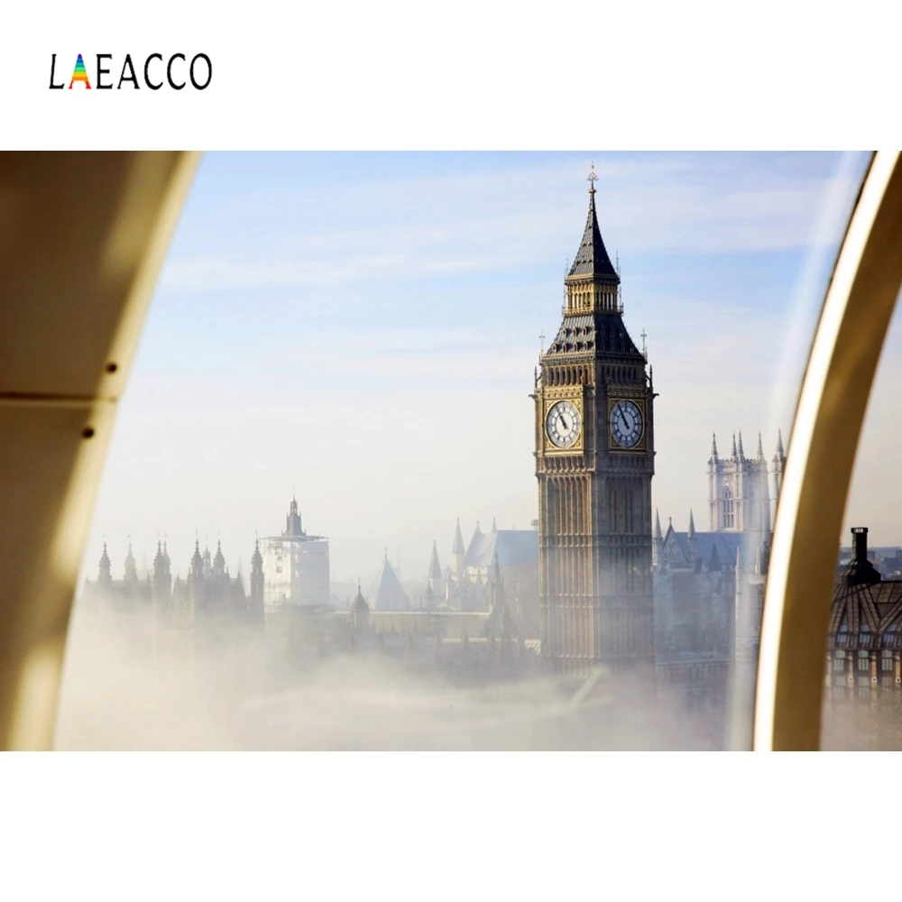 

Laeacco Big Ben London Photophone Landmark Scenic Photography Backgrounds Travel Photo Backdrops For Photo Studio Photozone Prop