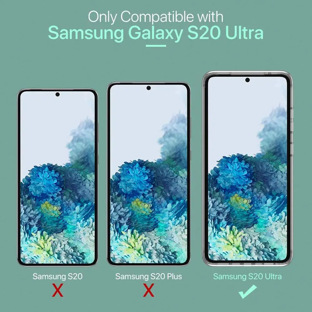 Прозрачный защитный чехол из ТПУ для Samsung Galaxy S20 Ultra 6 9 дюймов | Мобильные телефоны
