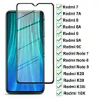 Защитное стекло 9D для Xiaomi Redmi 9A 9C 7A 8A 10X K20 K30 Pro K30i, пленка для экрана Redmi Note 8T 9S 7 8 9 Pro Max, стеклянная пленка