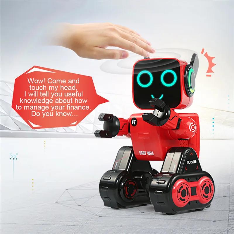 

Puzzle Robot Children's Toys Cute Music Light Early Education Financial Robot Singing And Dancing Education Christmas Gift