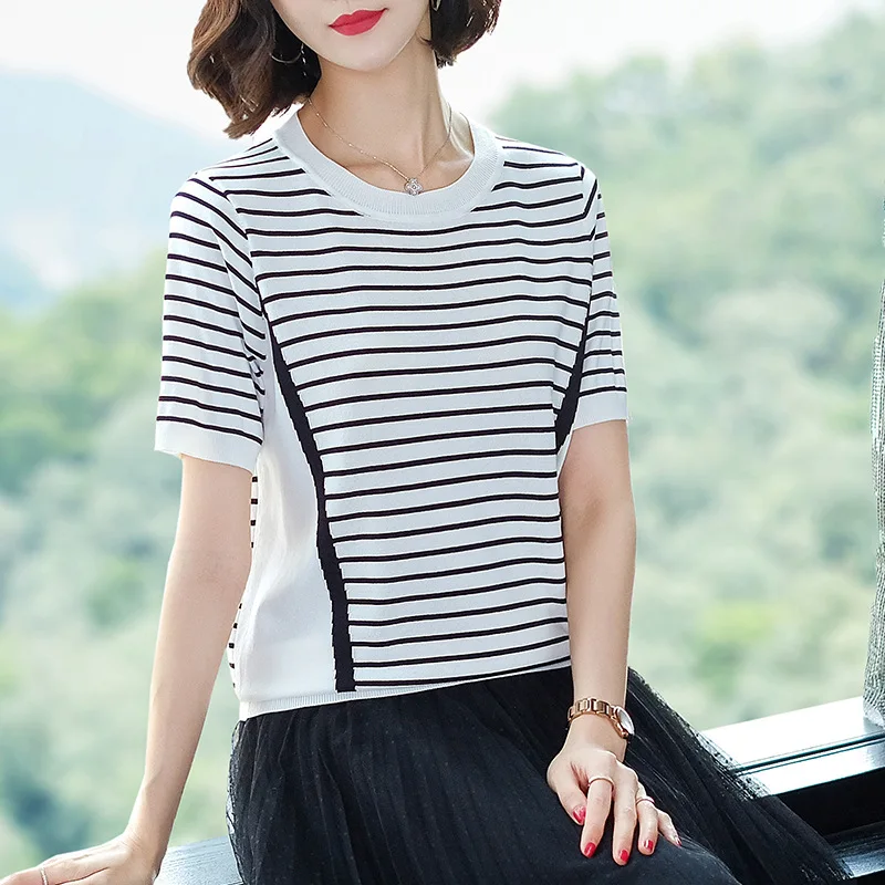 

Summer mint 2020 short sleeve t shirt Women Top Garment