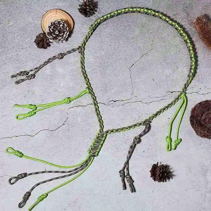 

Umbrella rope woven collar, hunting collar, outdoor hunting and sling bird hunting supplies, whistle, wild O9S3