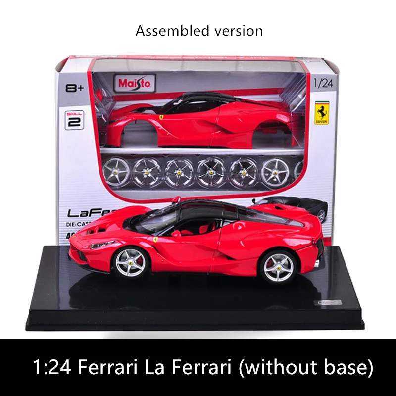 La Ferrari Maisto 1:24 La Ferrari 8 стилей Ferrari Сборная модель автомобиля из сплава в сборе DIY игрушка инструмент Мальчик Игрушка Подарочная коллекция - Цвет: La Ferrari