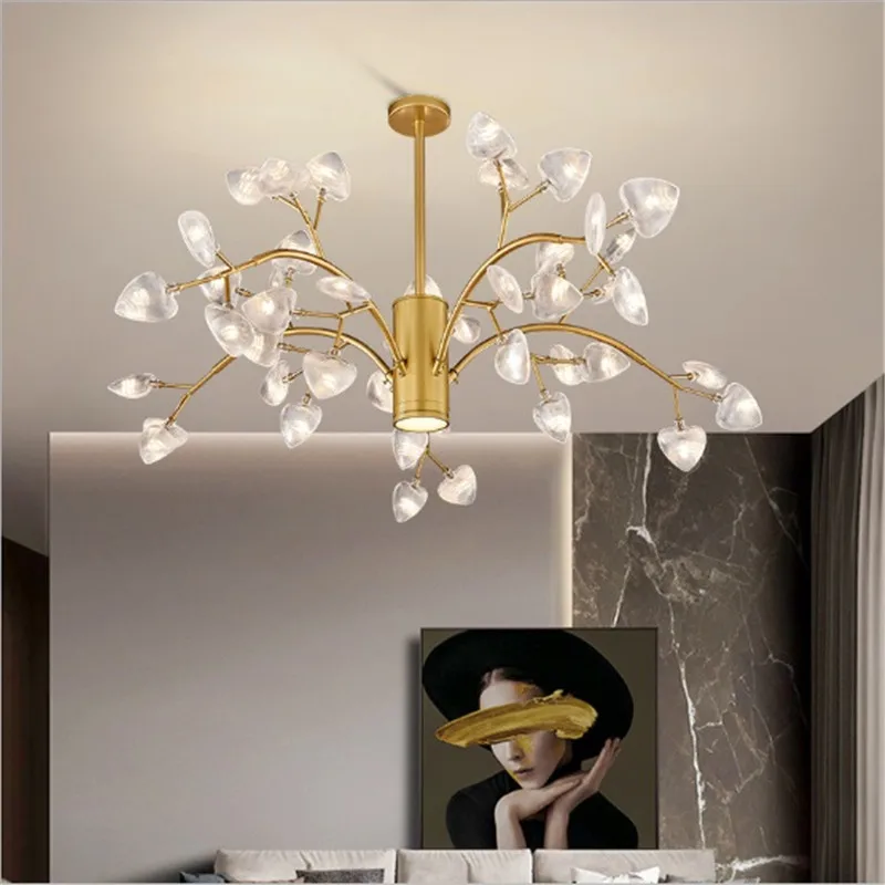 Новинка 2021 атмосфера для гостиной суперкрасивая романтическая люстра в стиле