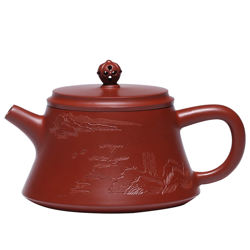 

Royal pot of yixing recommended pure manual teapot undressed ore mud zhu dahongpao busines kung fu tea set