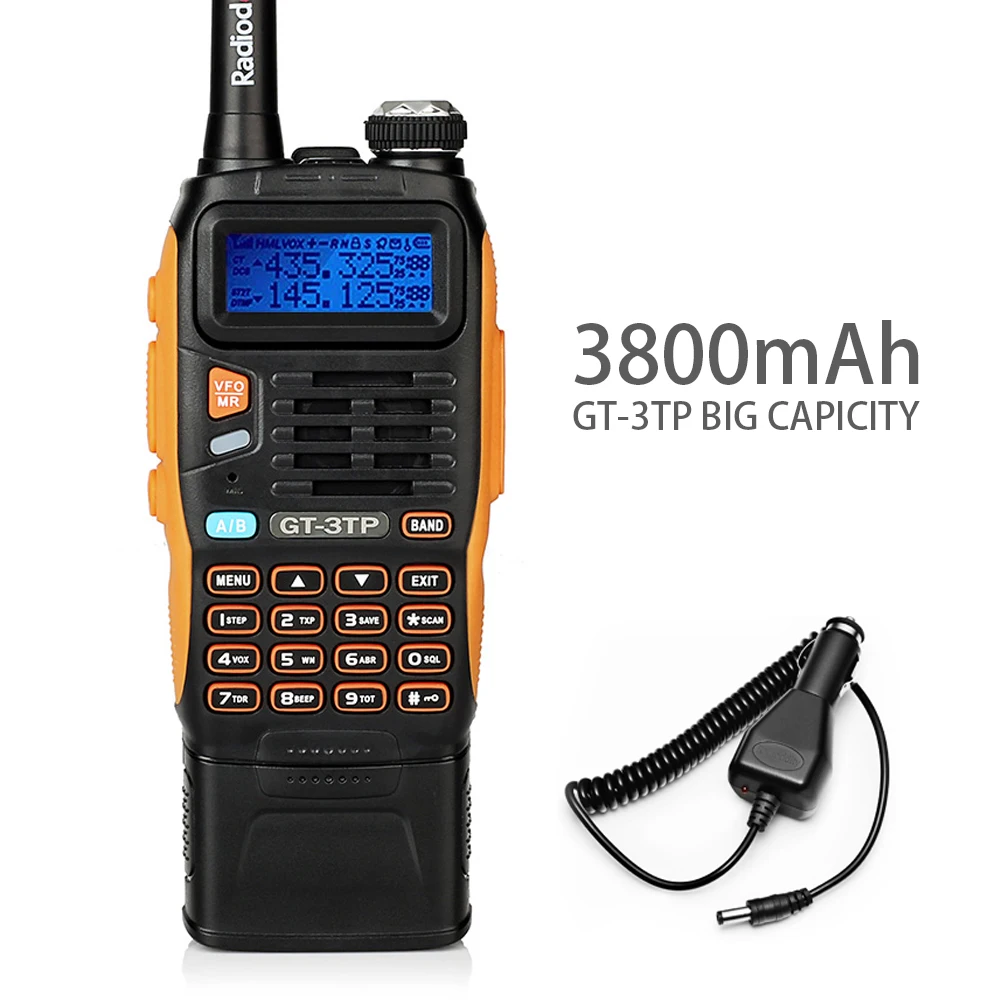 Baofeng 3800 мАч батарея 8 Вт двухдиапазонный V/UHF Ham двухсторонний радиоприемник рация