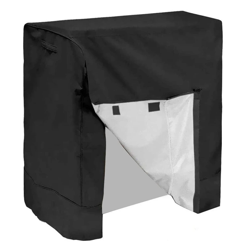

Log Rack Cover Waterproof 4 Feet Firewood Rack Snow Protector with Durable Fabric Fits for 4 Seasons, L48XW24XH42 Inches
