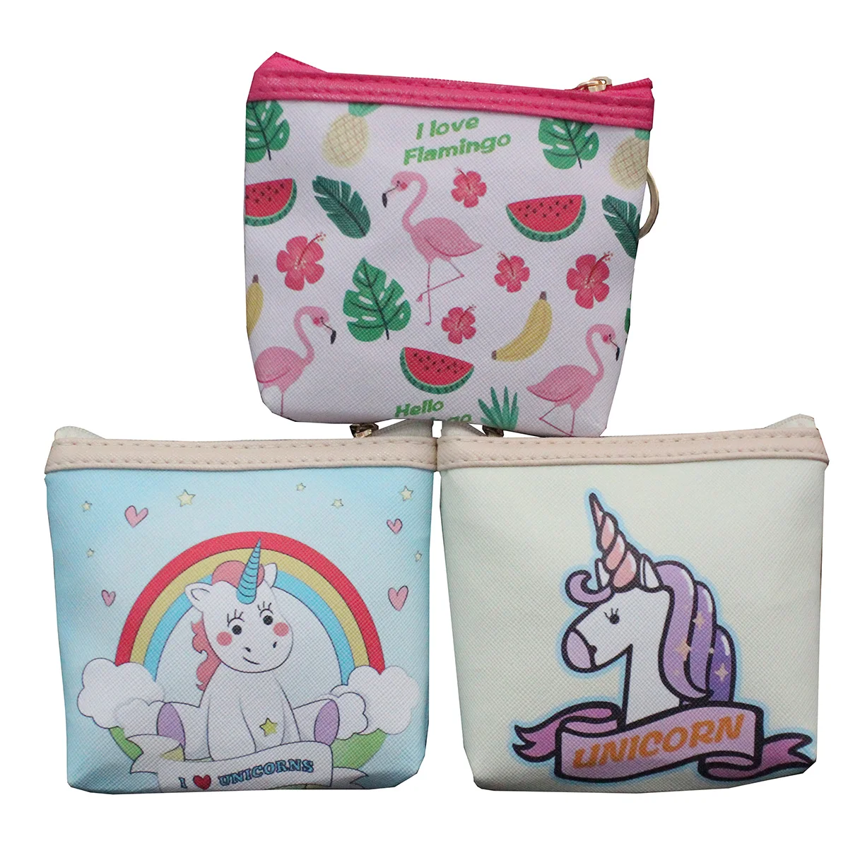 M804 мультфильм сумка для женщин фотоединорог молния монета подарок оптовая