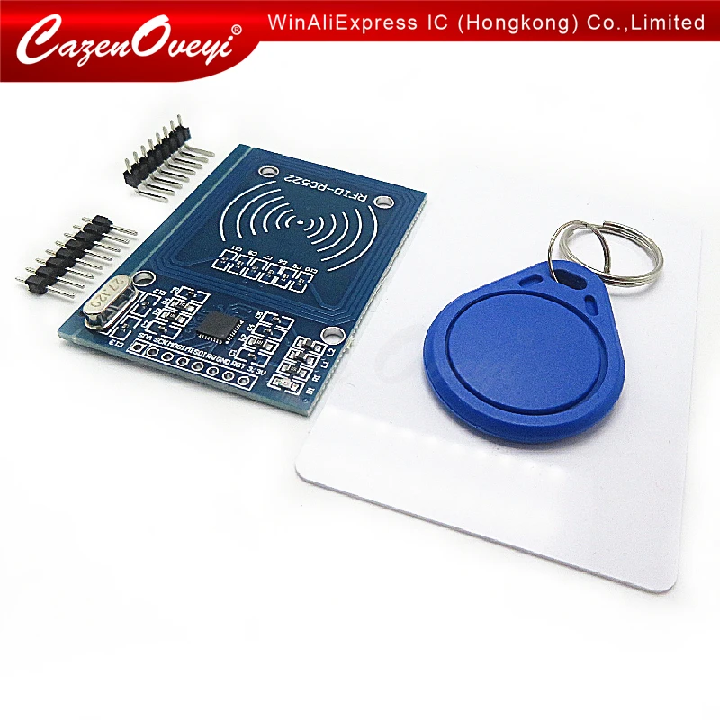 1pcs/lot MFRC-522 RC522 RFID RF IC card sensor  to send S50 Fudan card,keychain for  In Stock