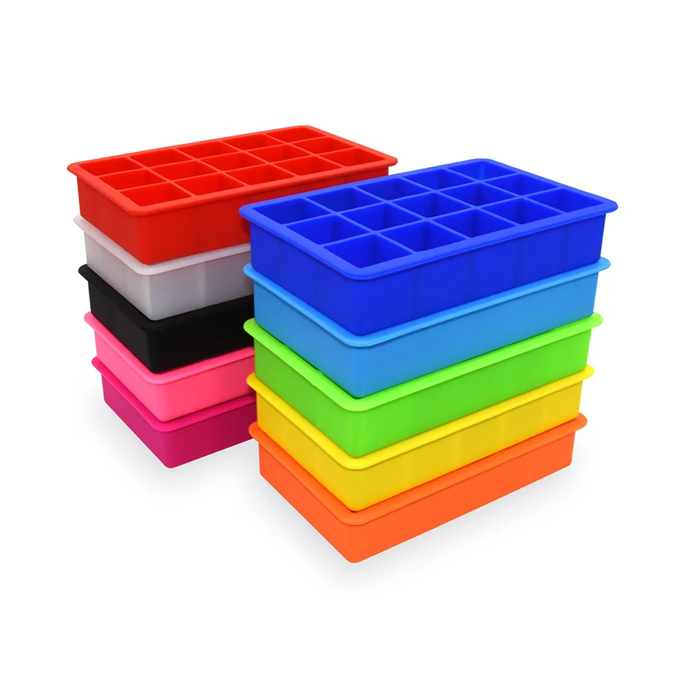 Силиконовая ледяная решетка 15 квадратов Бар Виски форма силиконовые продукты