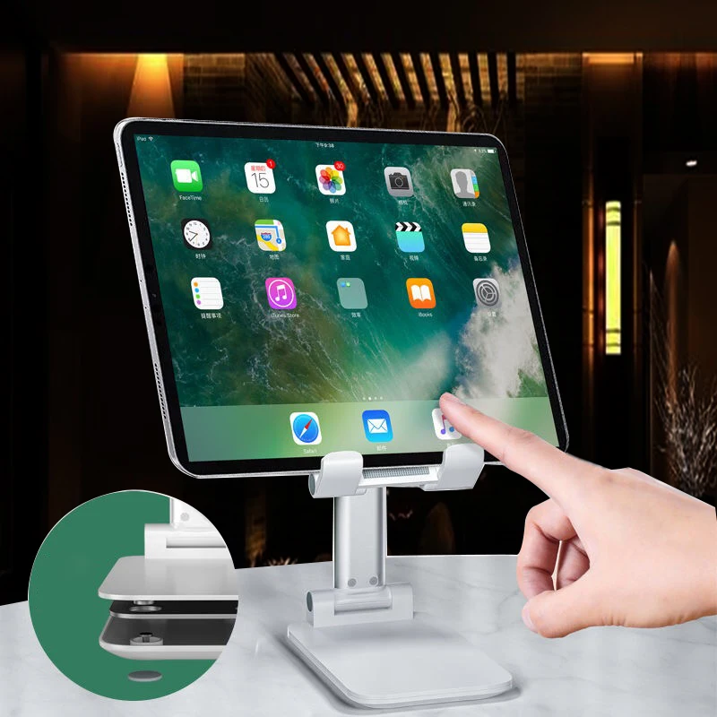 new desk mobile phone holder stand for iphone ipad xiaomi adjustable desktop tablet holder universal table cell phone stand free global shipping