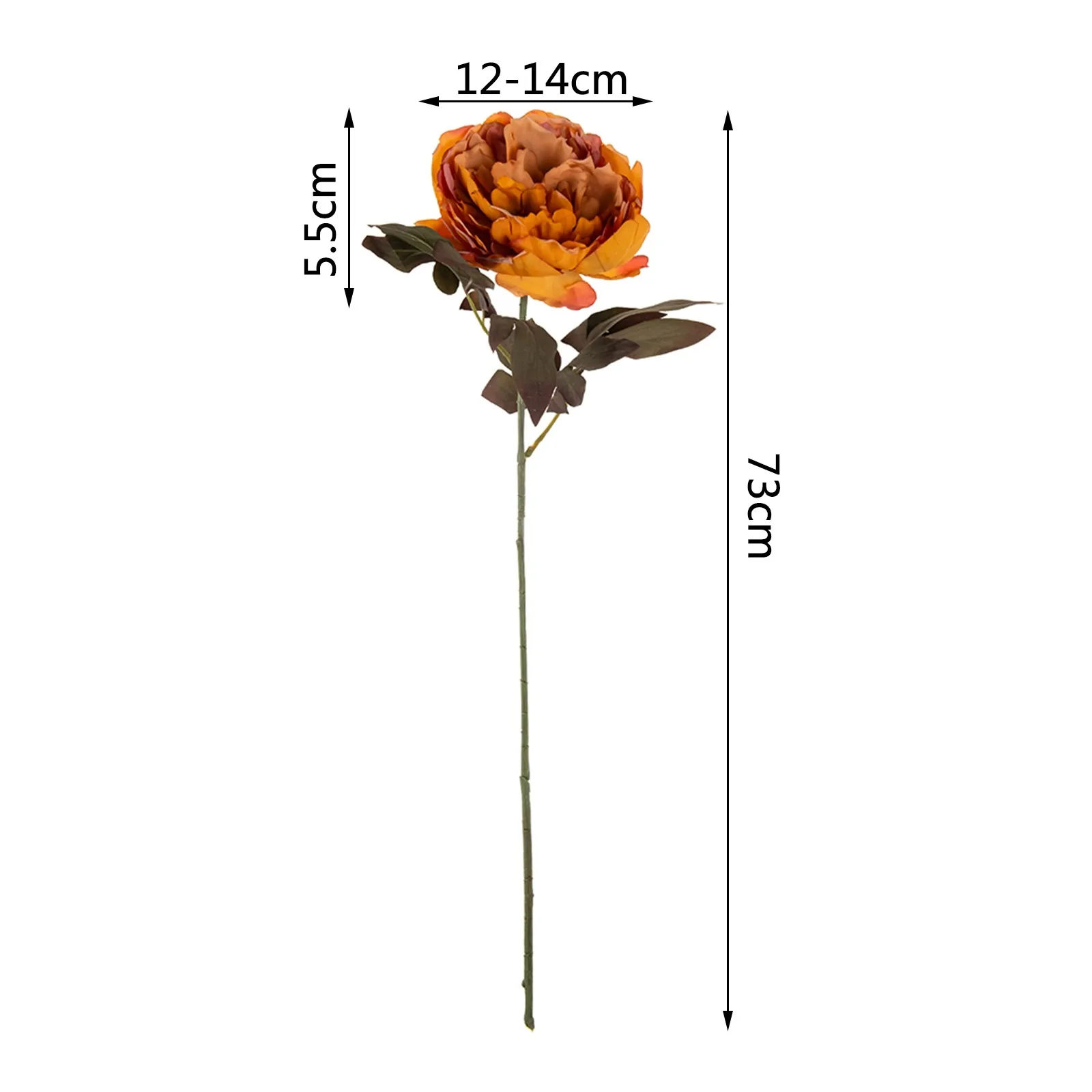 

artificial flower peony vintage decor 5 branch 1 bouquet 73 cm fake flowers Peonies for wedding party home fabric decoration new