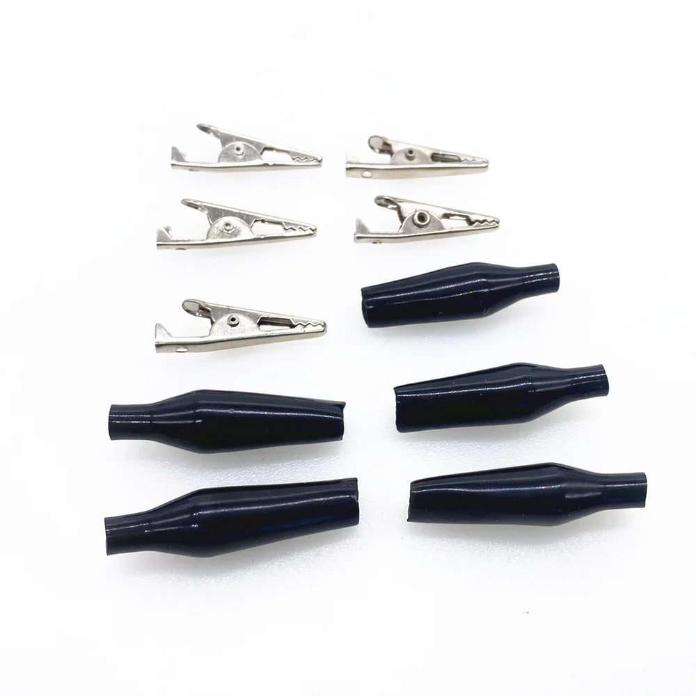 10 шт./лот 28 мм металлический зажим крокодил S4 Электрический крокодила для