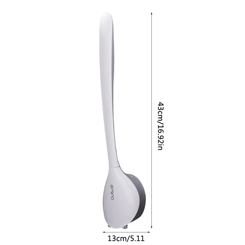 

New Tongue Toilet Brush Wall Long Handle Cleaning Brush For Toilet Wall-Mount