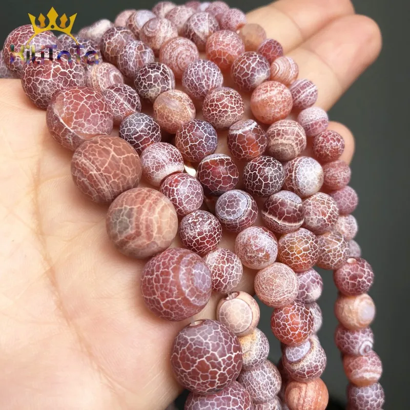 Натуральный камень красный морозный краб агат оникс Круглый свободный