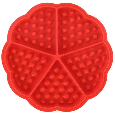 

DIY Silicone Waffle Mold Non-stick Kitchen Bakeware Cake Mould Makers for Oven High-temperature Baking Set Bakeware Cooking Tool