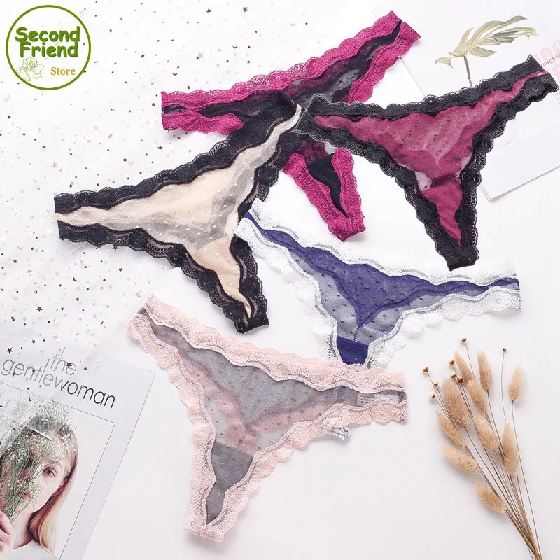 

1Pcs Women Briefs Sexy Lingerie Temptation Low-Waist Panties Sexy Lace Thong Pack String Femme Cut Out Underwear Bielizna Damska