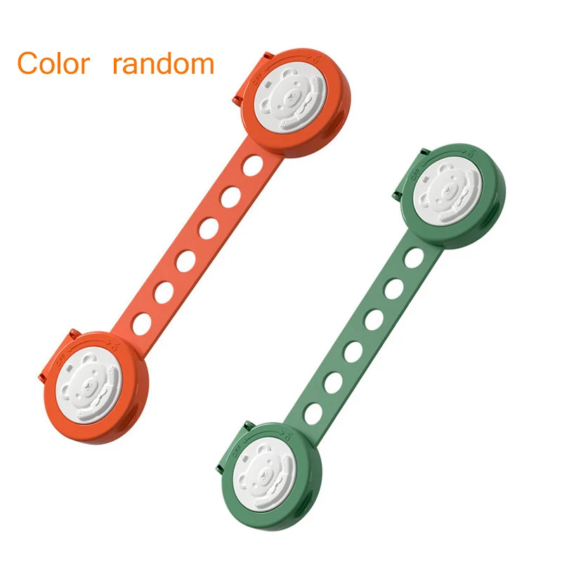 

Cabinet Lock Door Lock Drawer Security Protector Plastic Toilet Locks Strap Infant Baby Safety Protection Cabinet Locking Straps