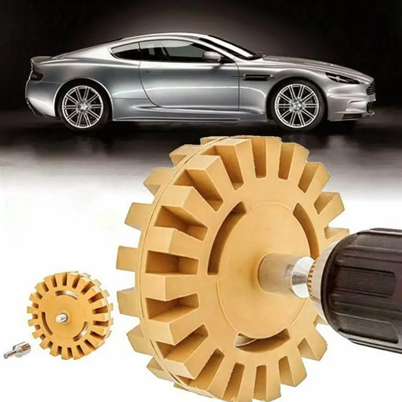 

Car Sticker Remover Wheel Decal Glue Tape Rubber Eraser Wheel Paint Cleaner Car Polish Auxiliary Tool